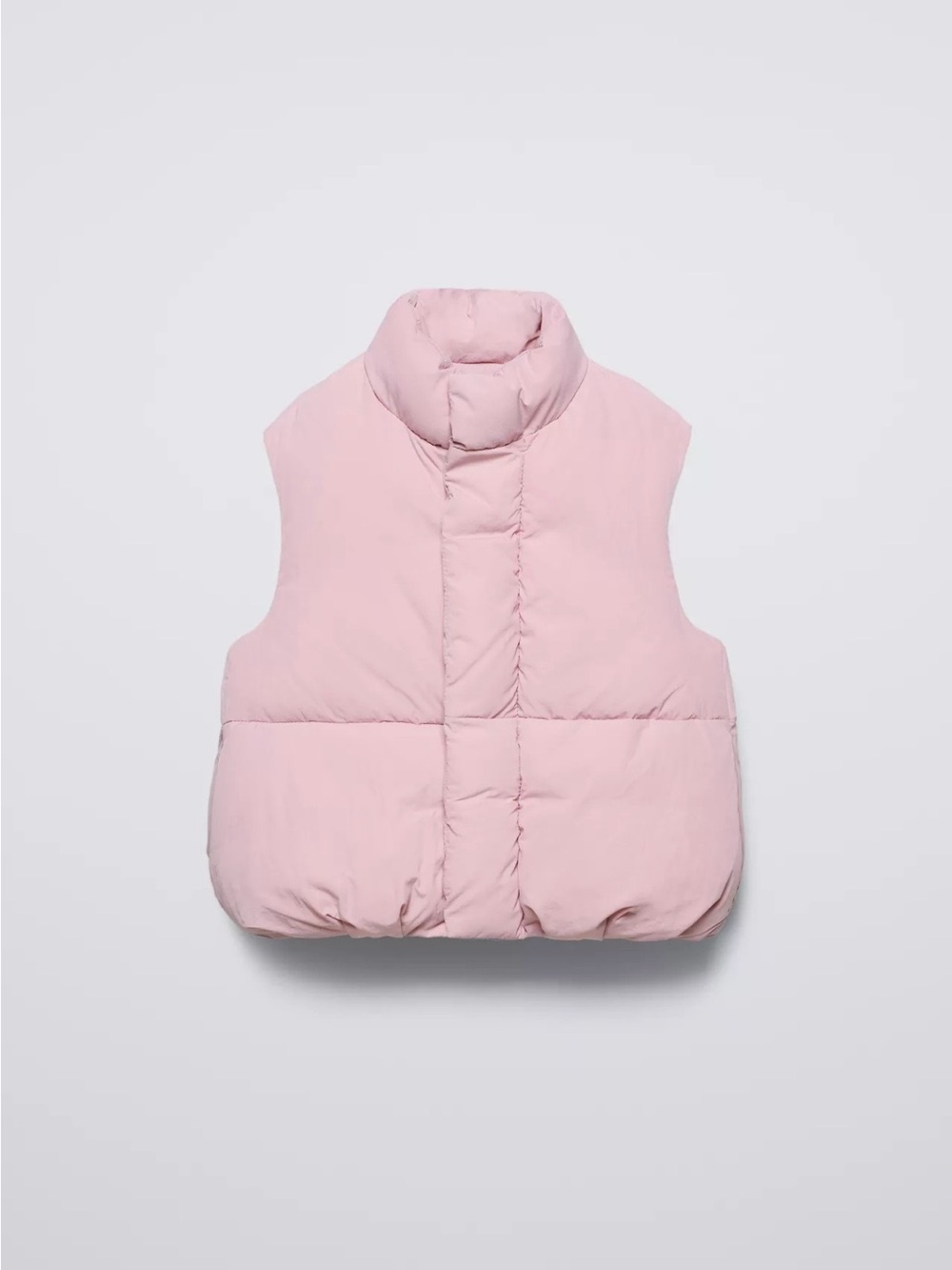 Zara Kids Puffer Vest - Light Pink